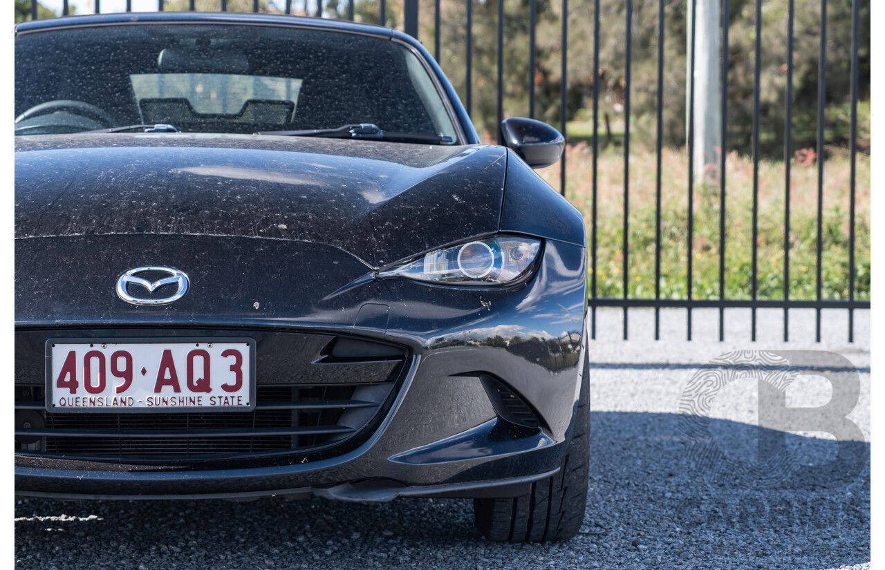 11/2015 Mazda MX-5 Skyactiv ND 2d Roadster Metallic Black 1.5L   USED