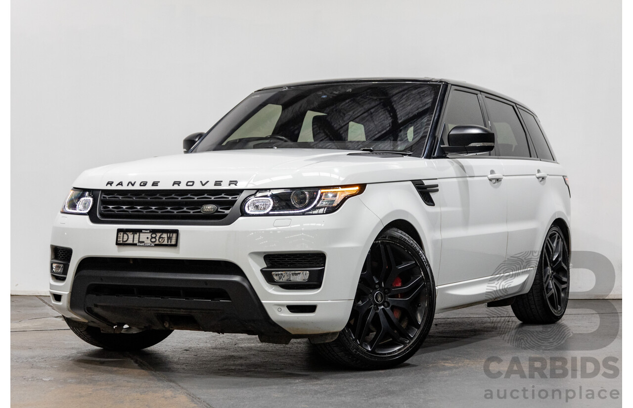 1/2018 Land Rover Range Rover Sport 3.0 SDV6 HSE Dynamic (AWD) LW MY17 4d Wagon Fuji White Twin Turbo Diesel 3.0L