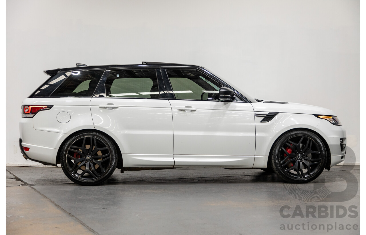 1/2018 Land Rover Range Rover Sport 3.0 SDV6 HSE Dynamic (AWD) LW MY17 4d Wagon Fuji White Twin Turbo Diesel 3.0L