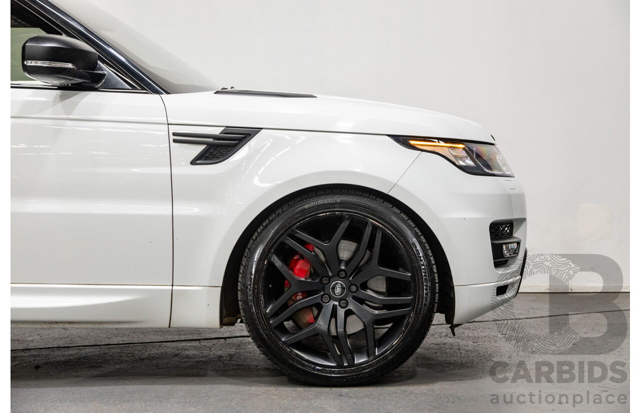 1/2018 Land Rover Range Rover Sport 3.0 SDV6 HSE Dynamic (AWD) LW MY17 4d Wagon Fuji White Twin Turbo Diesel 3.0L