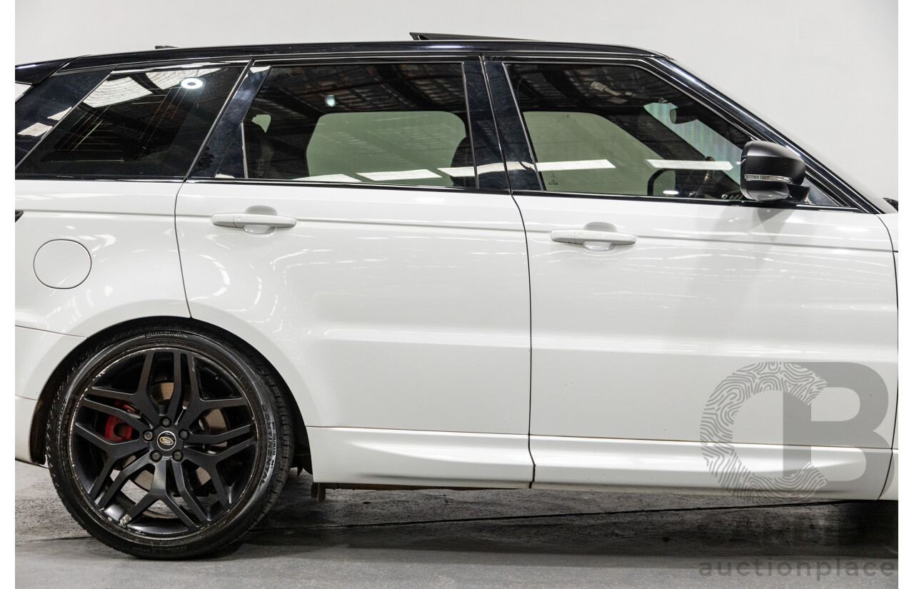 1/2018 Land Rover Range Rover Sport 3.0 SDV6 HSE Dynamic (AWD) LW MY17 4d Wagon Fuji White Twin Turbo Diesel 3.0L