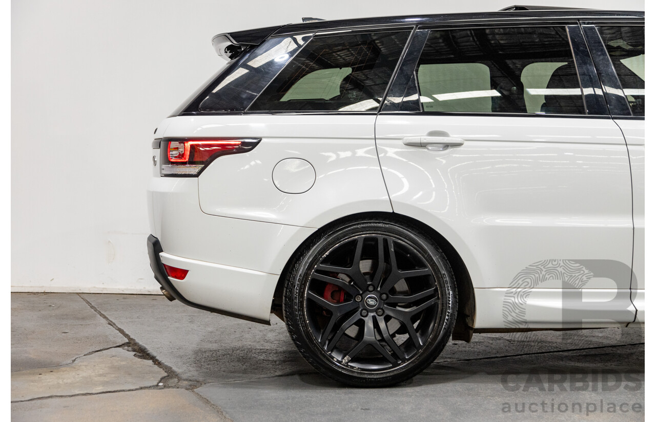 1/2018 Land Rover Range Rover Sport 3.0 SDV6 HSE Dynamic (AWD) LW MY17 4d Wagon Fuji White Twin Turbo Diesel 3.0L