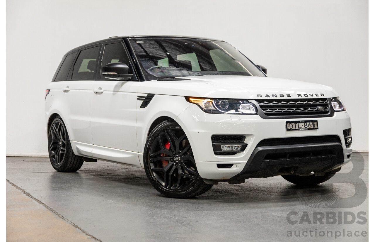 1/2018 Land Rover Range Rover Sport 3.0 SDV6 HSE Dynamic (AWD) LW MY17 4d Wagon Fuji White Twin Turbo Diesel 3.0L