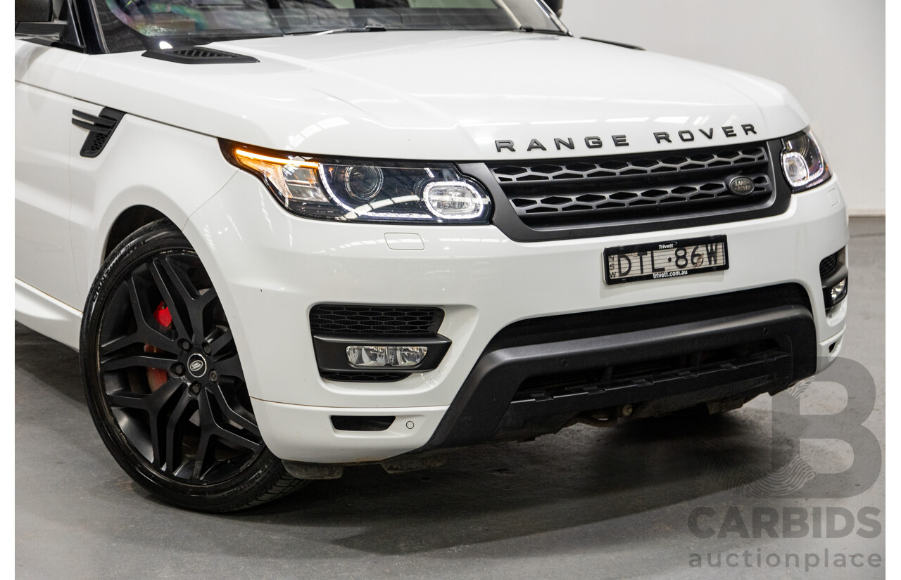 1/2018 Land Rover Range Rover Sport 3.0 SDV6 HSE Dynamic (AWD) LW MY17 4d Wagon Fuji White Twin Turbo Diesel 3.0L