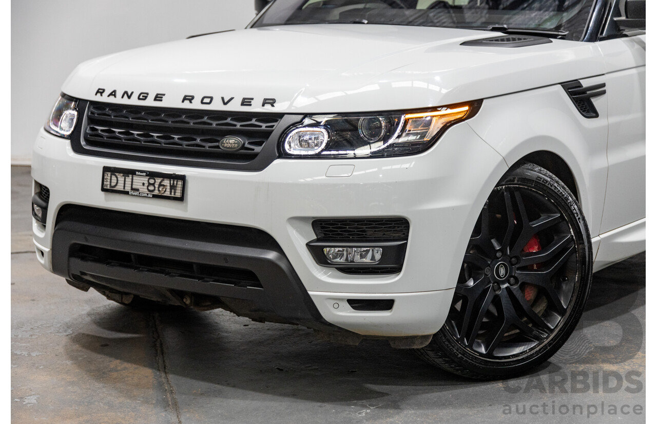 1/2018 Land Rover Range Rover Sport 3.0 SDV6 HSE Dynamic (AWD) LW MY17 4d Wagon Fuji White Twin Turbo Diesel 3.0L