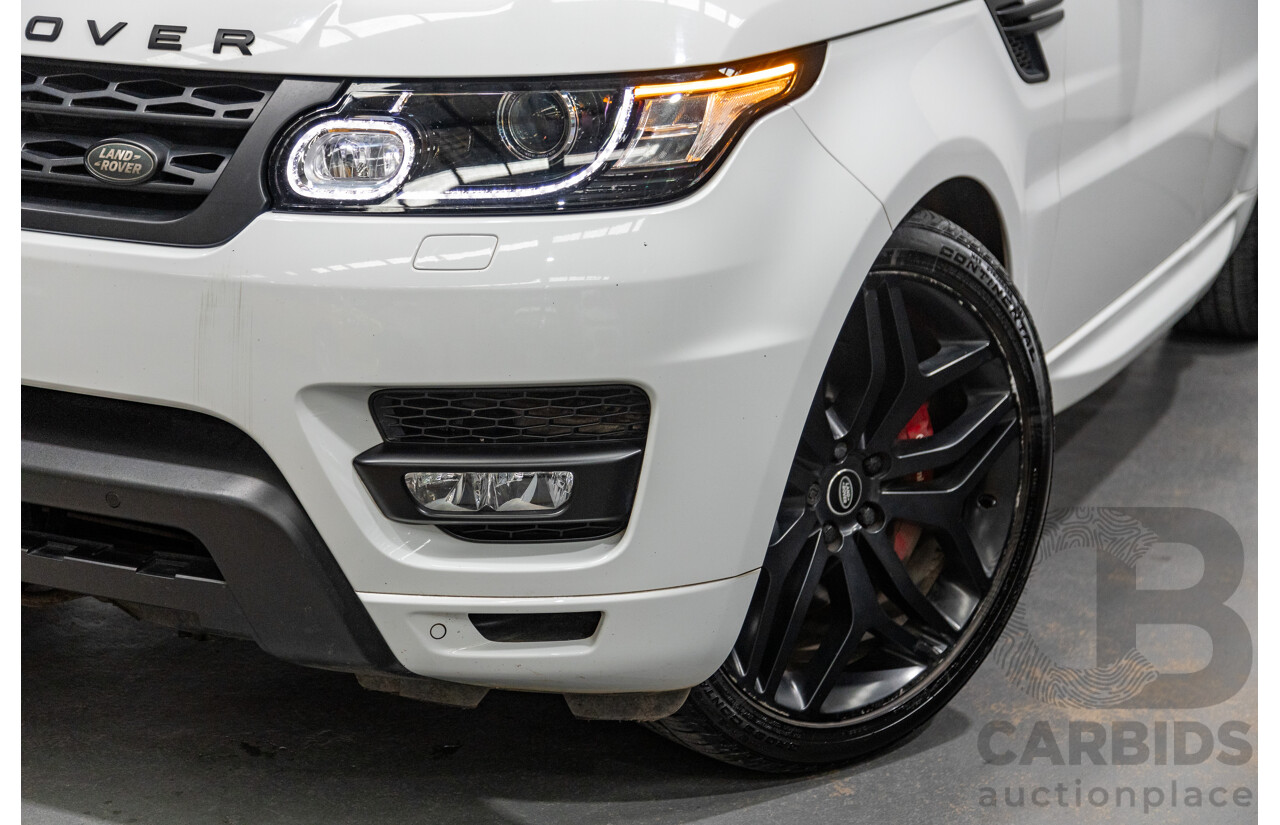 1/2018 Land Rover Range Rover Sport 3.0 SDV6 HSE Dynamic (AWD) LW MY17 4d Wagon Fuji White Twin Turbo Diesel 3.0L