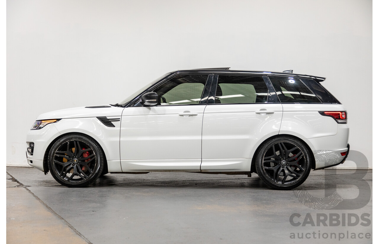 1/2018 Land Rover Range Rover Sport 3.0 SDV6 HSE Dynamic (AWD) LW MY17 4d Wagon Fuji White Twin Turbo Diesel 3.0L