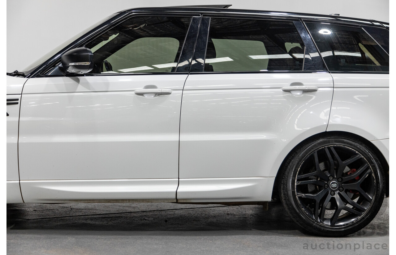 1/2018 Land Rover Range Rover Sport 3.0 SDV6 HSE Dynamic (AWD) LW MY17 4d Wagon Fuji White Twin Turbo Diesel 3.0L