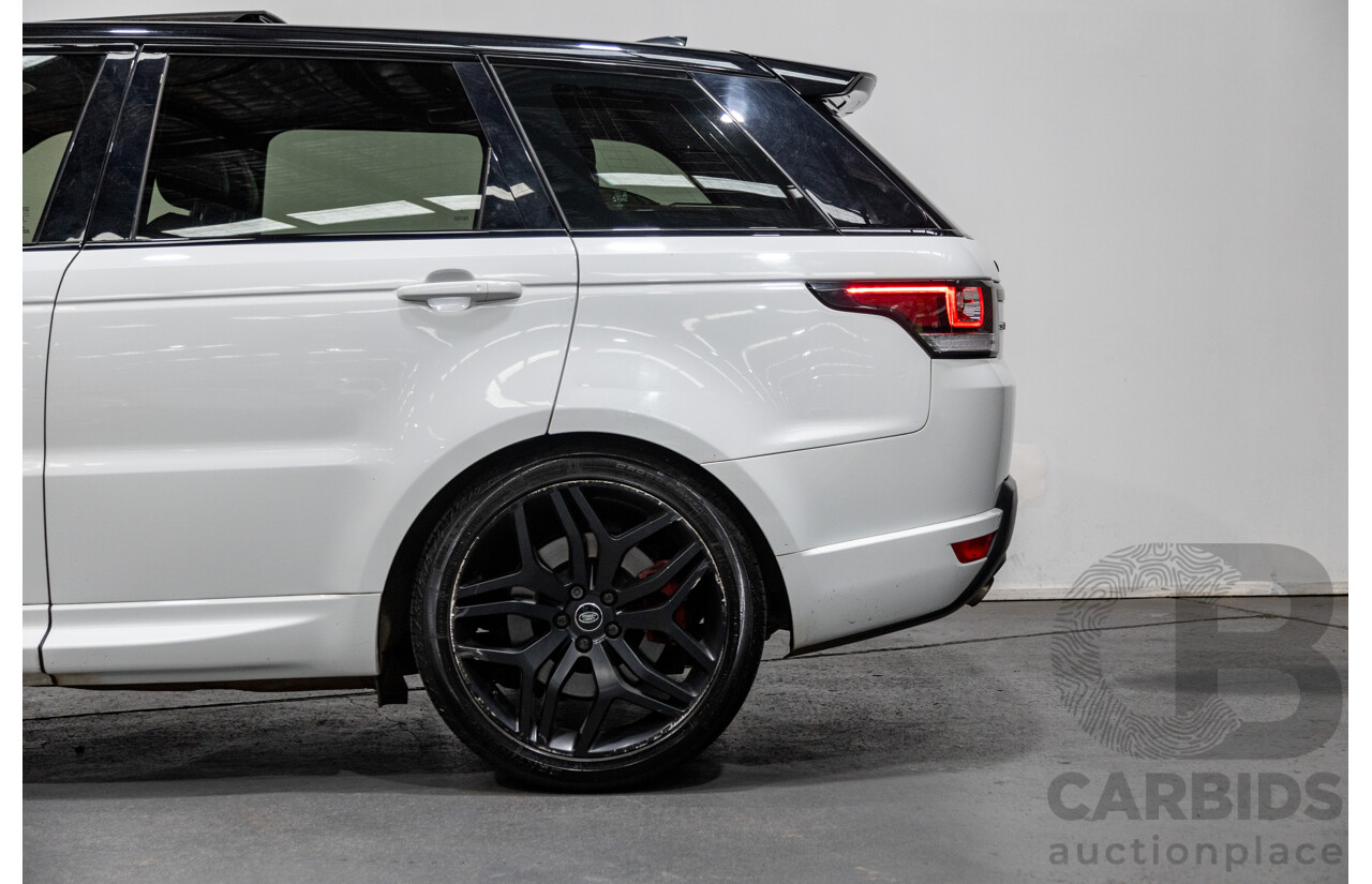 1/2018 Land Rover Range Rover Sport 3.0 SDV6 HSE Dynamic (AWD) LW MY17 4d Wagon Fuji White Twin Turbo Diesel 3.0L