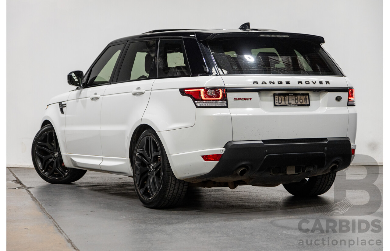 1/2018 Land Rover Range Rover Sport 3.0 SDV6 HSE Dynamic (AWD) LW MY17 4d Wagon Fuji White Twin Turbo Diesel 3.0L