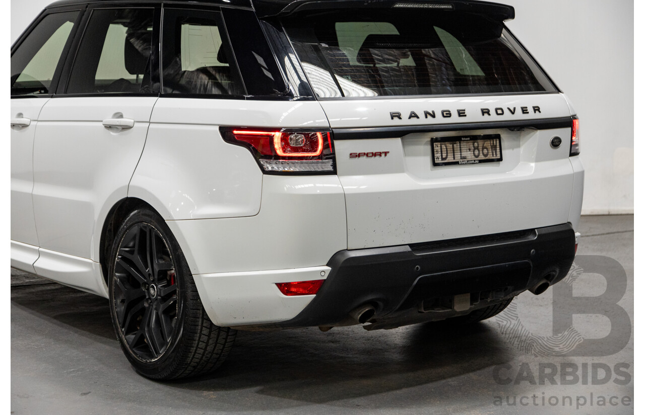 1/2018 Land Rover Range Rover Sport 3.0 SDV6 HSE Dynamic (AWD) LW MY17 4d Wagon Fuji White Twin Turbo Diesel 3.0L