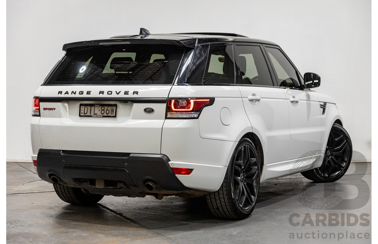 1/2018 Land Rover Range Rover Sport 3.0 SDV6 HSE Dynamic (AWD) LW MY17 4d Wagon Fuji White Twin Turbo Diesel 3.0L