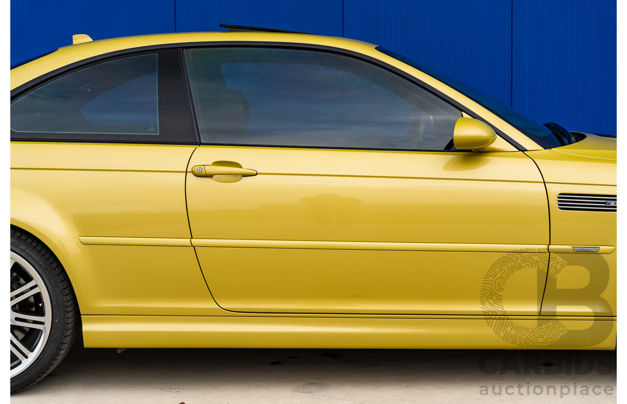 3/2003 BMW M3 E46 2d Coupe Pheonix Gold Metallic 3.2L
