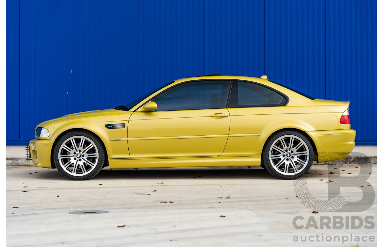 3/2003 BMW M3 E46 2d Coupe Pheonix Gold Metallic 3.2L