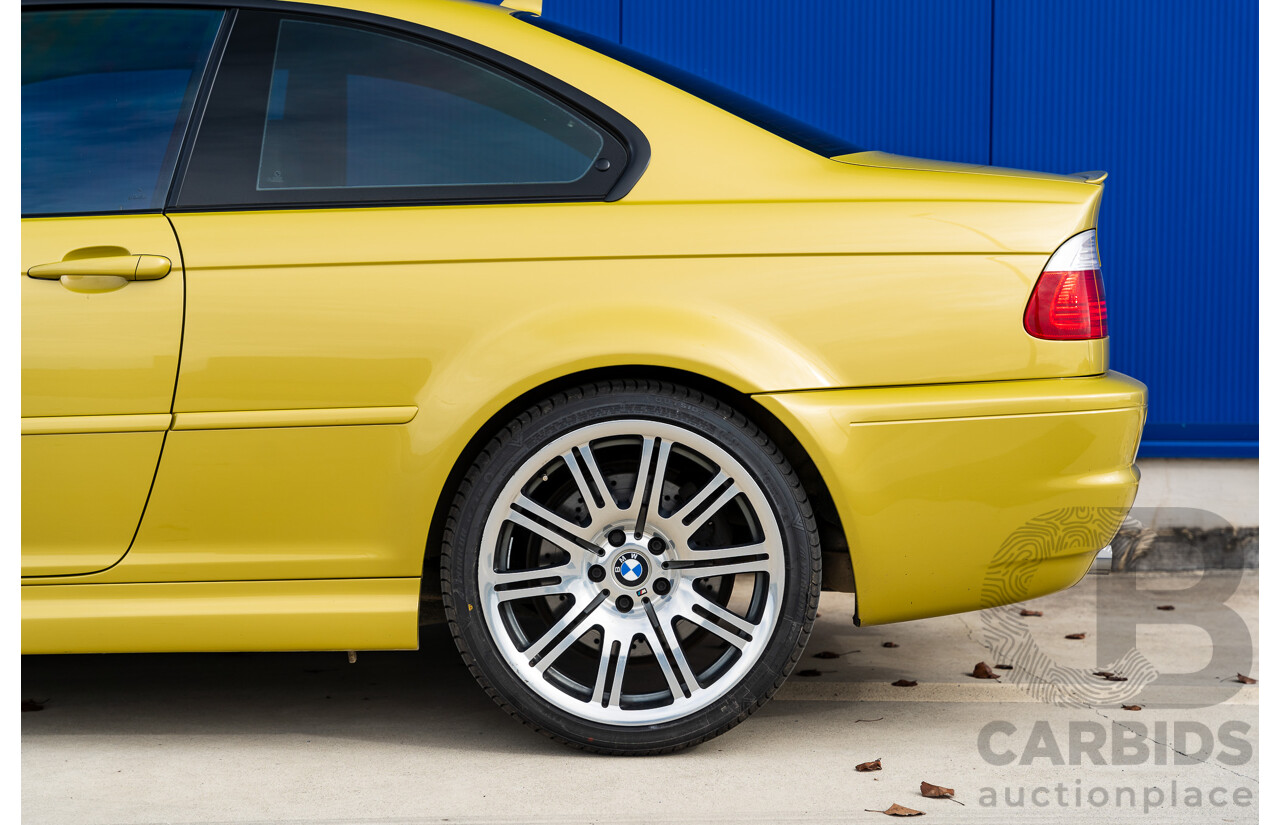 3/2003 BMW M3 E46 2d Coupe Pheonix Gold Metallic 3.2L