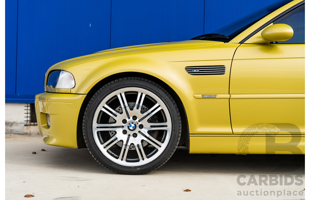 3/2003 BMW M3 E46 2d Coupe Pheonix Gold Metallic 3.2L