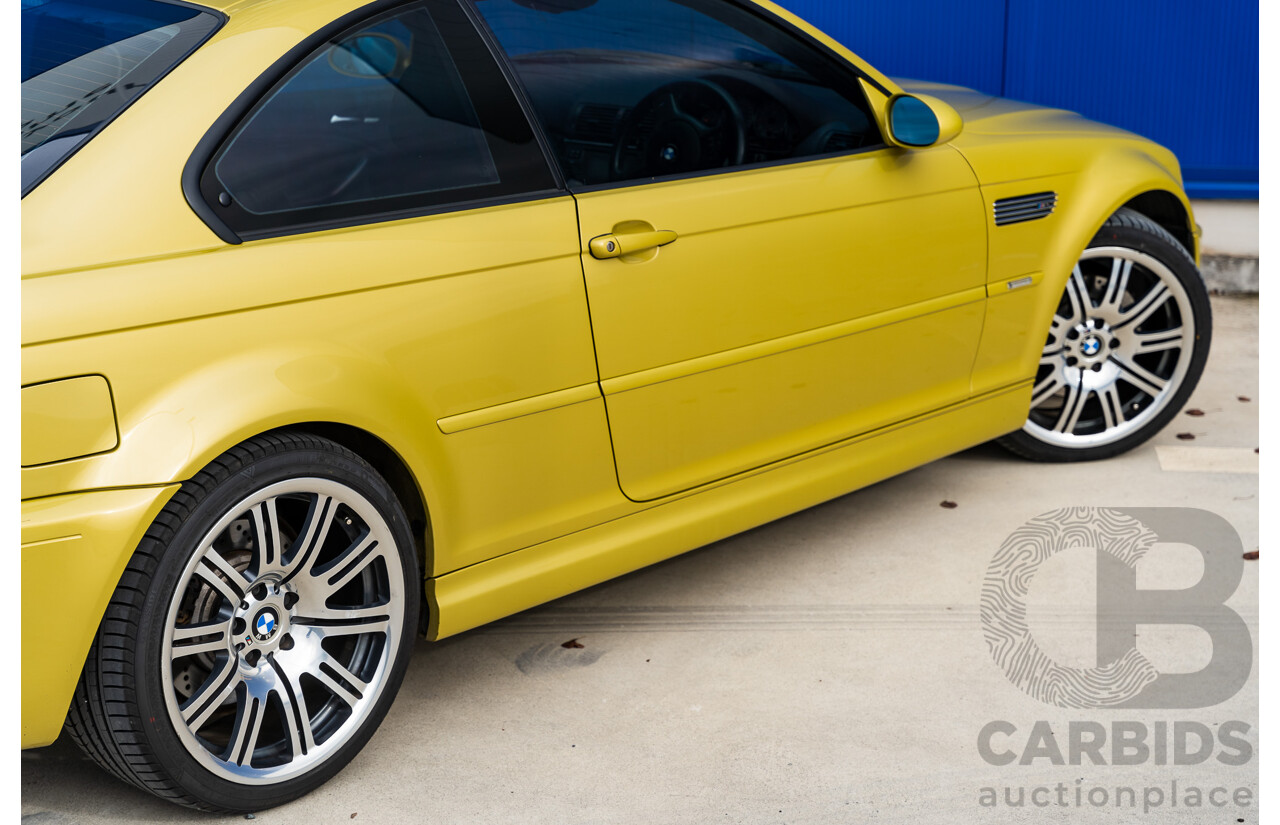 3/2003 BMW M3 E46 2d Coupe Pheonix Gold Metallic 3.2L