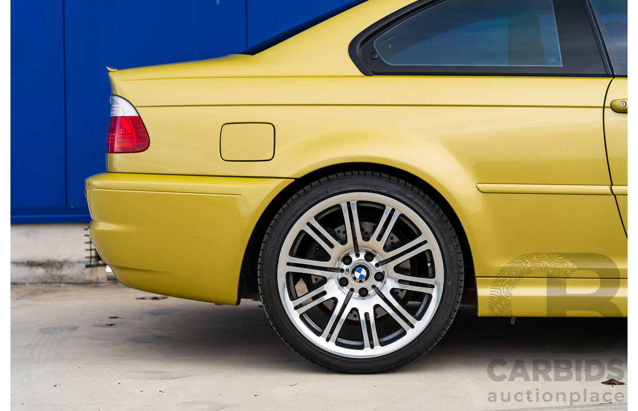 3/2003 BMW M3 E46 2d Coupe Pheonix Gold Metallic 3.2L