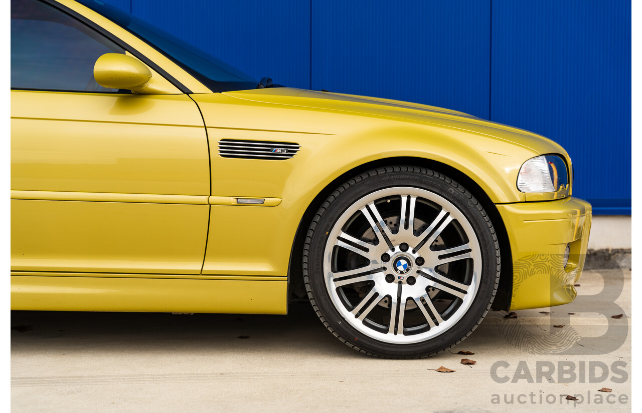 3/2003 BMW M3 E46 2d Coupe Pheonix Gold Metallic 3.2L