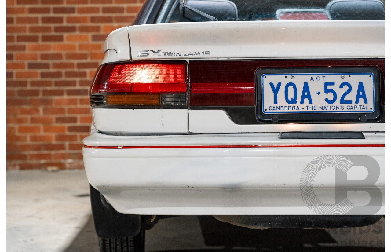 10/1990 Toyota Corolla SX SECA AE93 5d Liftback White 4A-GE 1.6L