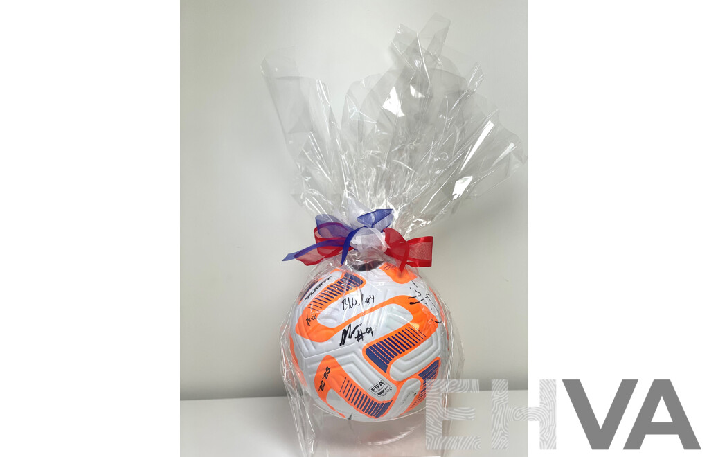 Signed Matildas Soccer Ball 2022 - 2023 Team - Signed by 5 Players