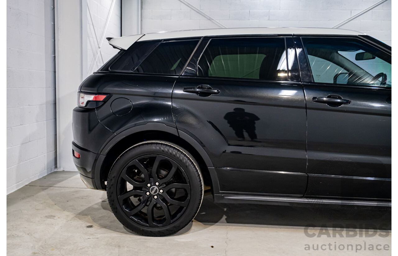 4/2012 Land Rover Range Rover Evoque SD4 Dynamic (AWD) LV 4d Wagon Santorini Black Turbo Diesel 2.2L