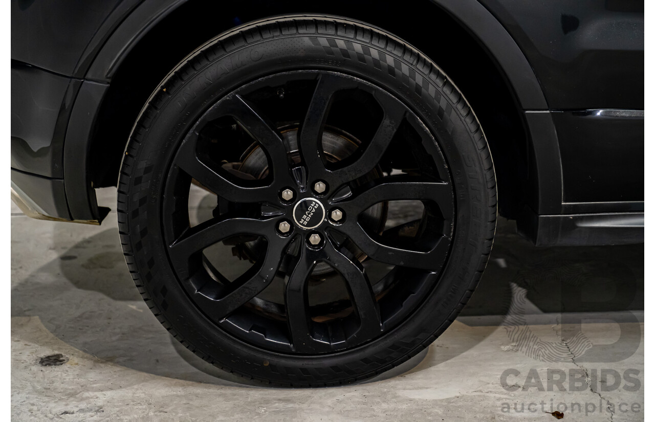 4/2012 Land Rover Range Rover Evoque SD4 Dynamic (AWD) LV 4d Wagon Santorini Black Turbo Diesel 2.2L