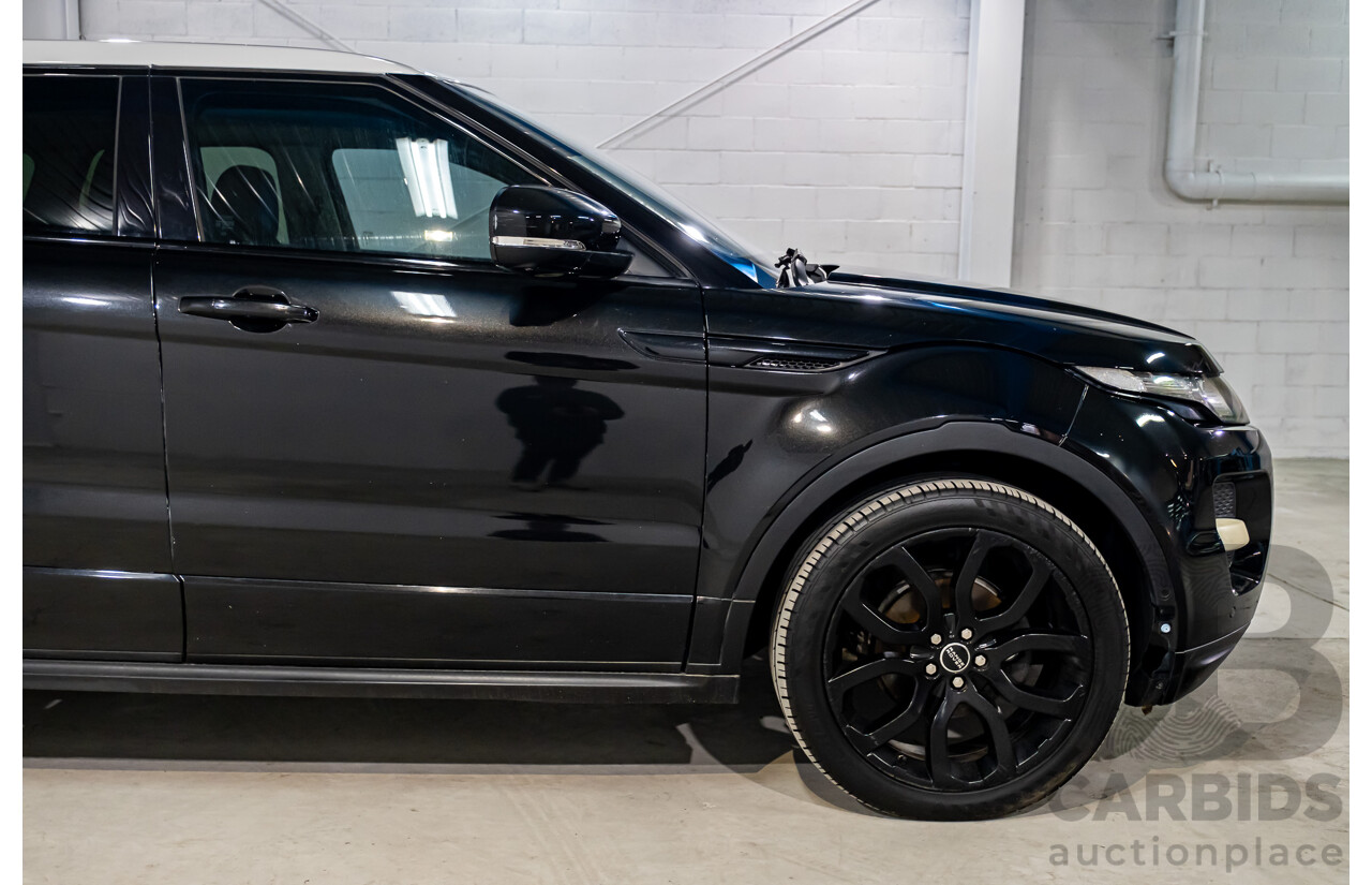 4/2012 Land Rover Range Rover Evoque SD4 Dynamic (AWD) LV 4d Wagon Santorini Black Turbo Diesel 2.2L