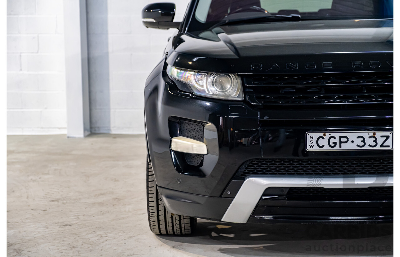 4/2012 Land Rover Range Rover Evoque SD4 Dynamic (AWD) LV 4d Wagon Santorini Black Turbo Diesel 2.2L