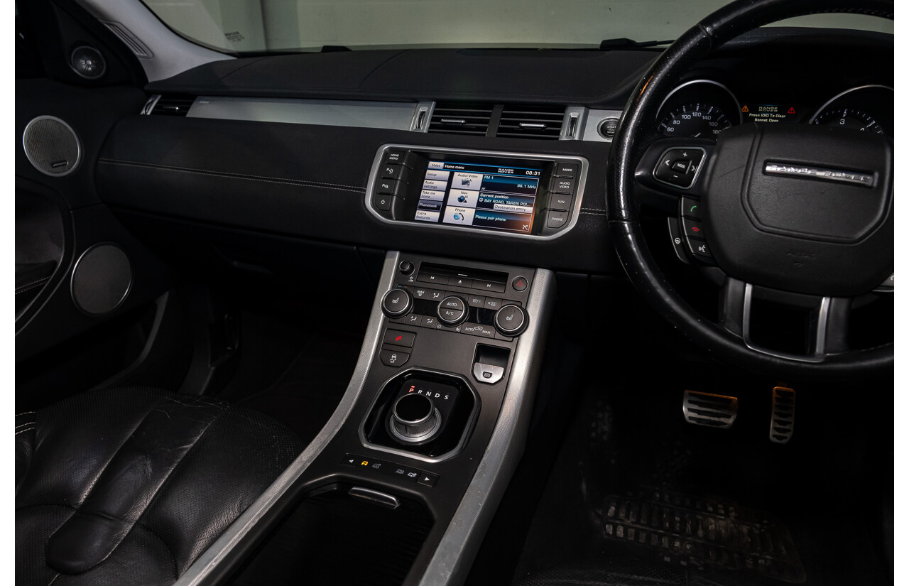 4/2012 Land Rover Range Rover Evoque SD4 Dynamic (AWD) LV 4d Wagon Santorini Black Turbo Diesel 2.2L
