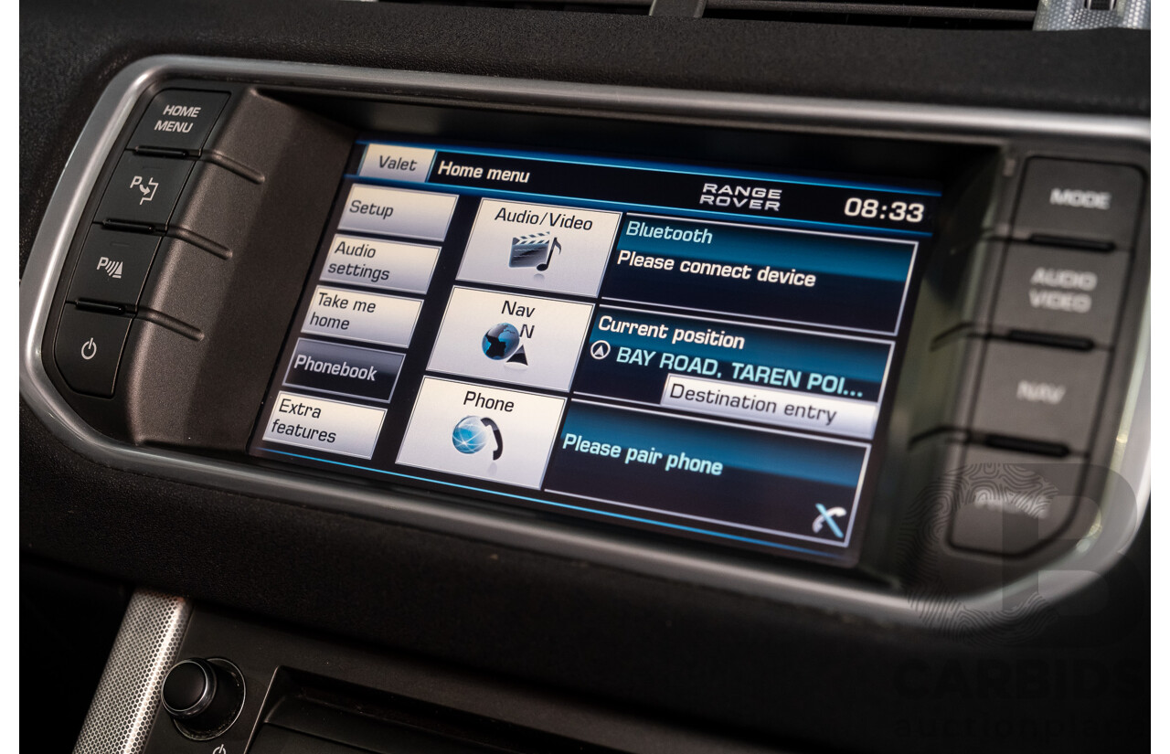 4/2012 Land Rover Range Rover Evoque SD4 Dynamic (AWD) LV 4d Wagon Santorini Black Turbo Diesel 2.2L
