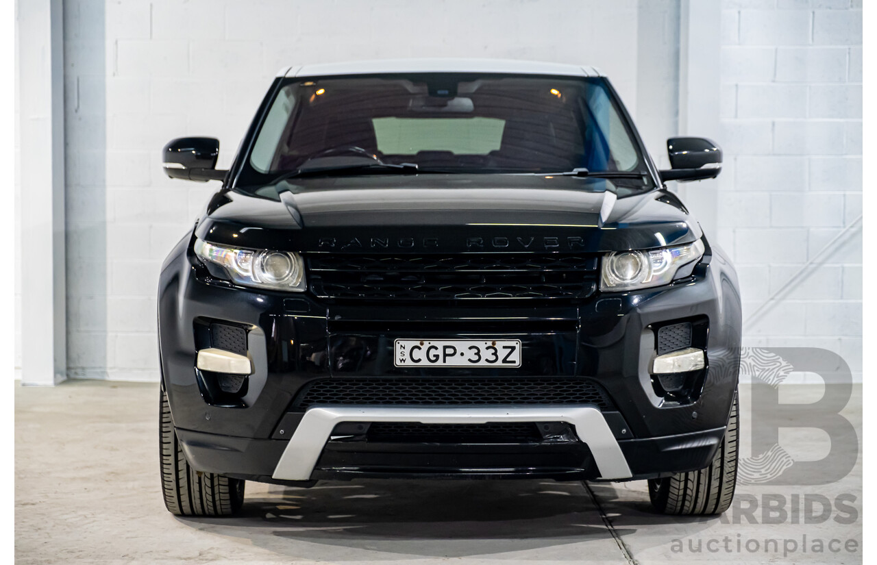 4/2012 Land Rover Range Rover Evoque SD4 Dynamic (AWD) LV 4d Wagon Santorini Black Turbo Diesel 2.2L
