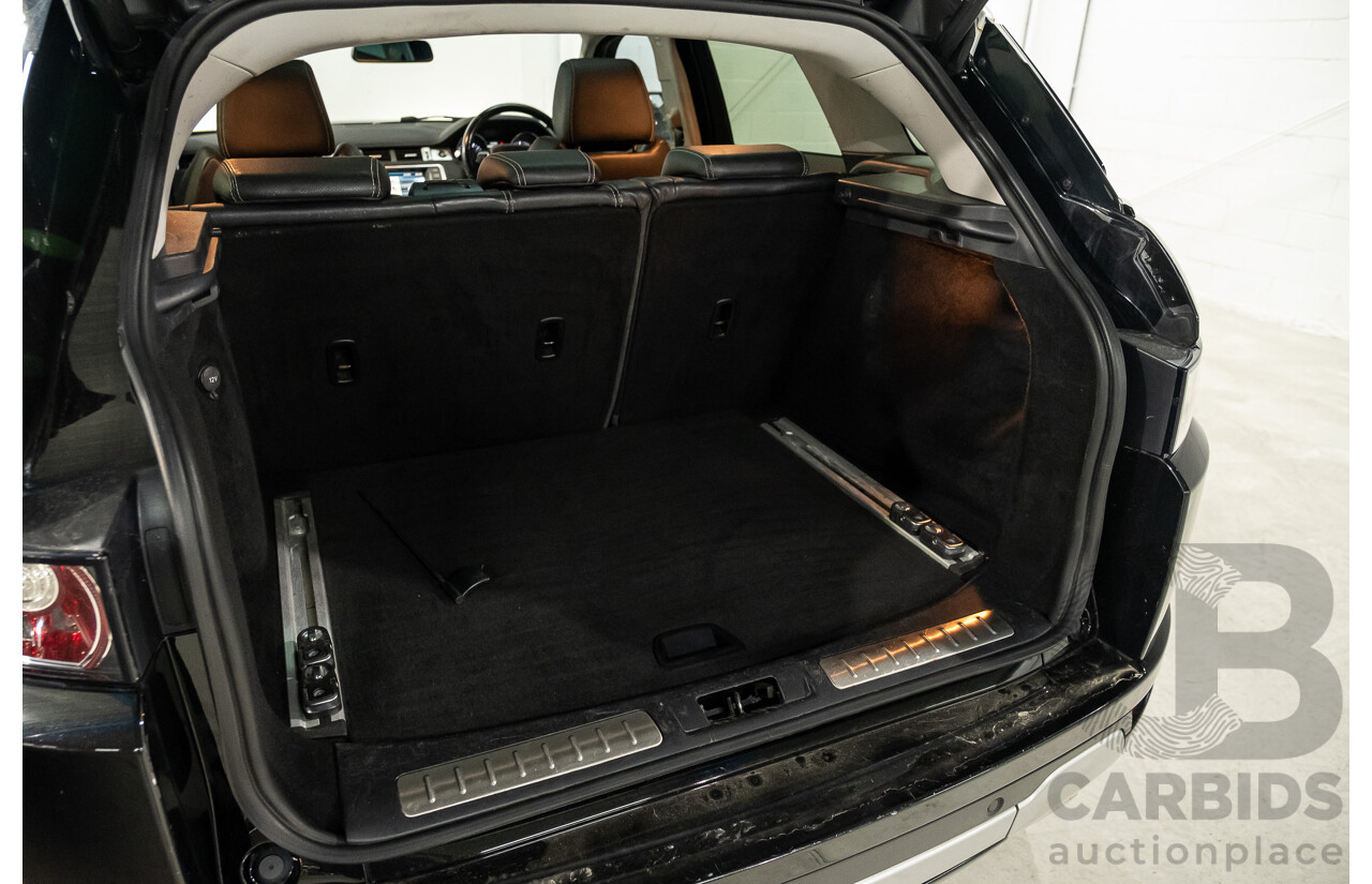 4/2012 Land Rover Range Rover Evoque SD4 Dynamic (AWD) LV 4d Wagon Santorini Black Turbo Diesel 2.2L