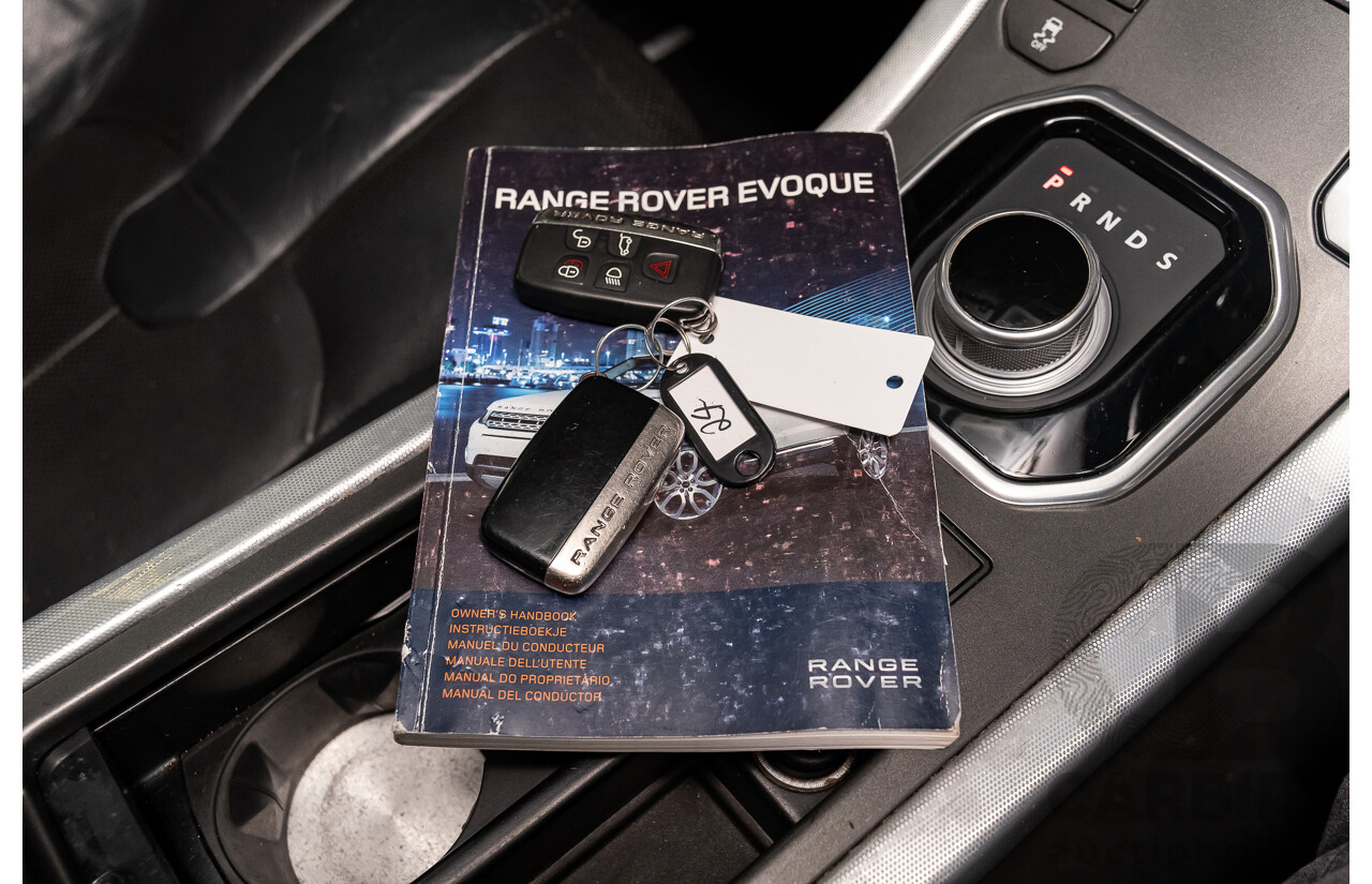 4/2012 Land Rover Range Rover Evoque SD4 Dynamic (AWD) LV 4d Wagon Santorini Black Turbo Diesel 2.2L