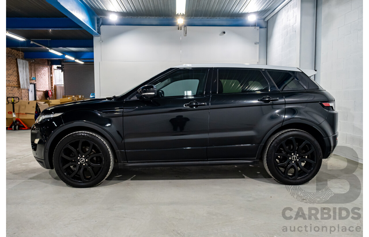 4/2012 Land Rover Range Rover Evoque SD4 Dynamic (AWD) LV 4d Wagon Santorini Black Turbo Diesel 2.2L