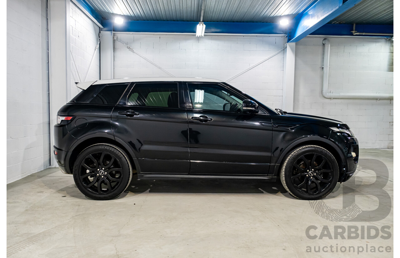 4/2012 Land Rover Range Rover Evoque SD4 Dynamic (AWD) LV 4d Wagon Santorini Black Turbo Diesel 2.2L