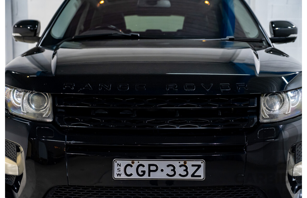 4/2012 Land Rover Range Rover Evoque SD4 Dynamic (AWD) LV 4d Wagon Santorini Black Turbo Diesel 2.2L