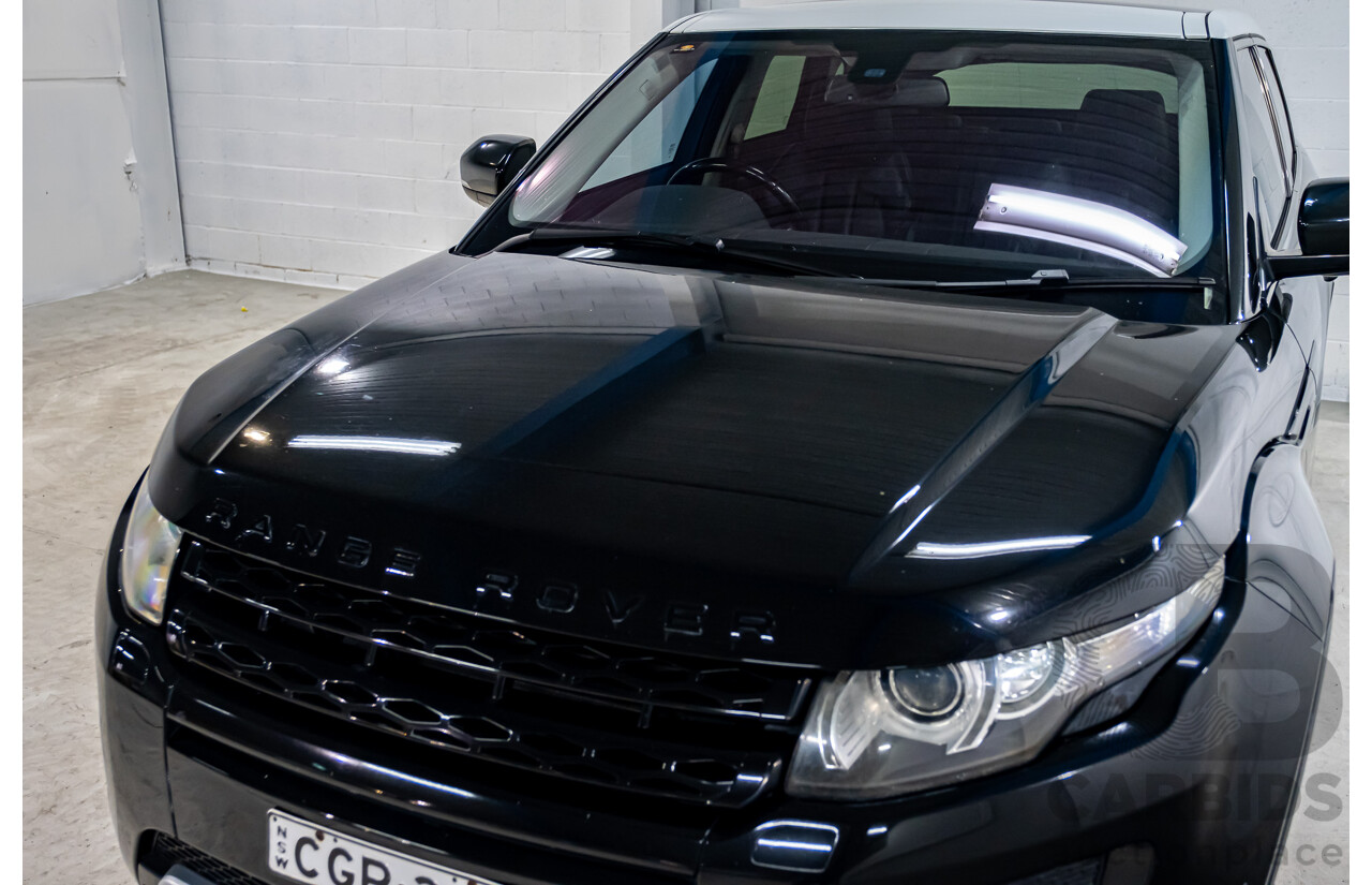 4/2012 Land Rover Range Rover Evoque SD4 Dynamic (AWD) LV 4d Wagon Santorini Black Turbo Diesel 2.2L