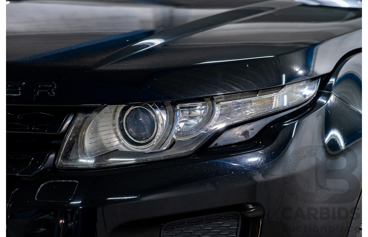 4/2012 Land Rover Range Rover Evoque SD4 Dynamic (AWD) LV 4d Wagon Santorini Black Turbo Diesel 2.2L