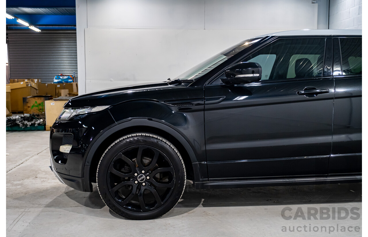 4/2012 Land Rover Range Rover Evoque SD4 Dynamic (AWD) LV 4d Wagon Santorini Black Turbo Diesel 2.2L