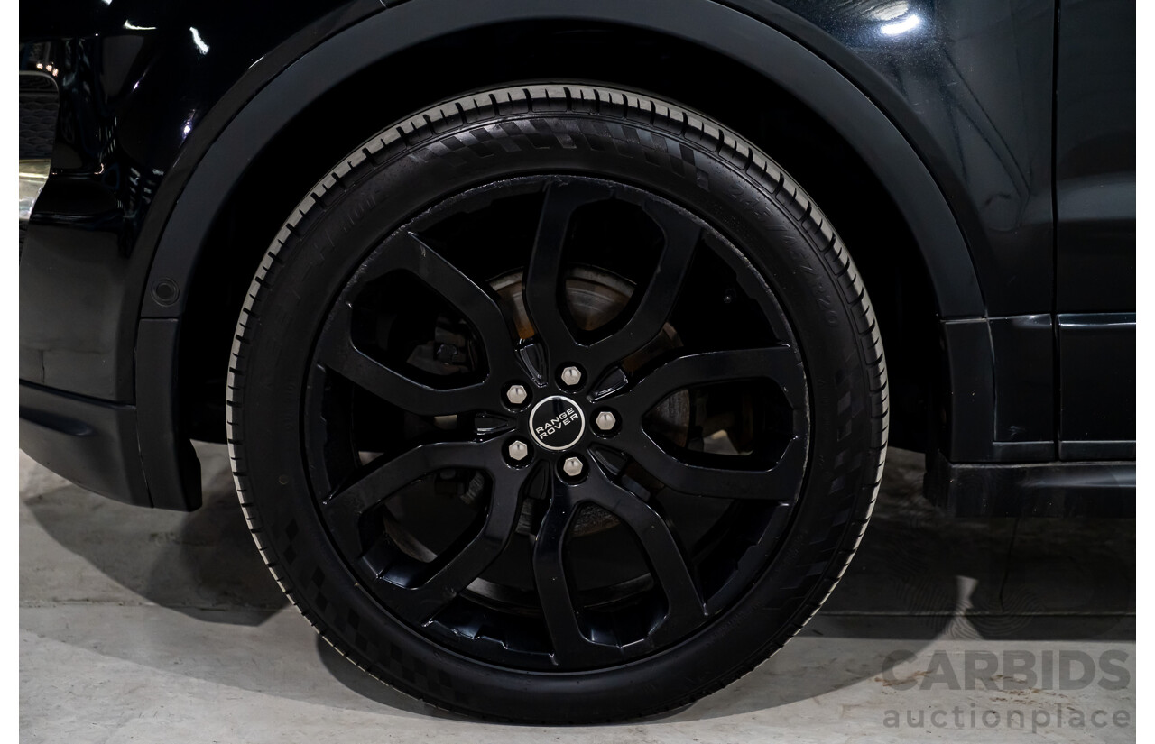4/2012 Land Rover Range Rover Evoque SD4 Dynamic (AWD) LV 4d Wagon Santorini Black Turbo Diesel 2.2L