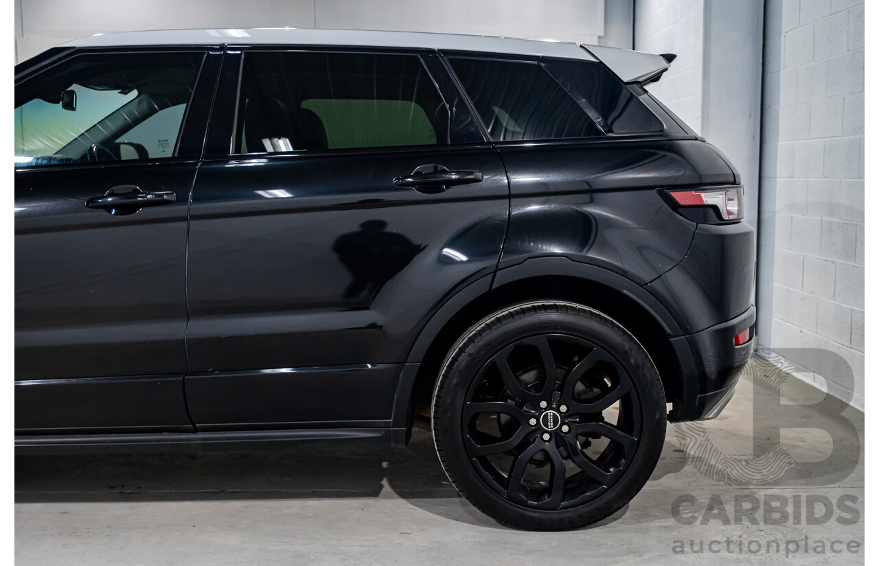 4/2012 Land Rover Range Rover Evoque SD4 Dynamic (AWD) LV 4d Wagon Santorini Black Turbo Diesel 2.2L