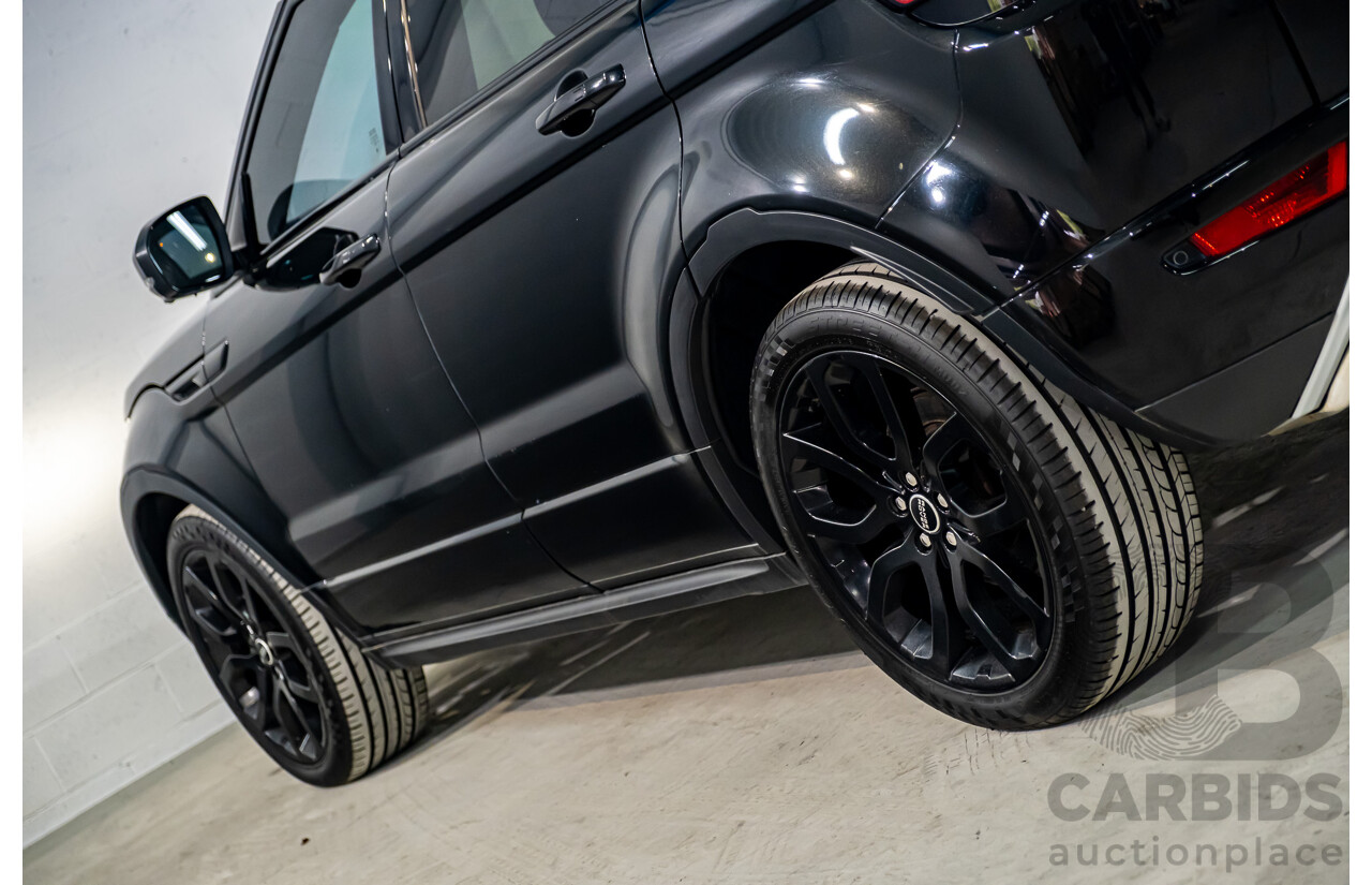 4/2012 Land Rover Range Rover Evoque SD4 Dynamic (AWD) LV 4d Wagon Santorini Black Turbo Diesel 2.2L