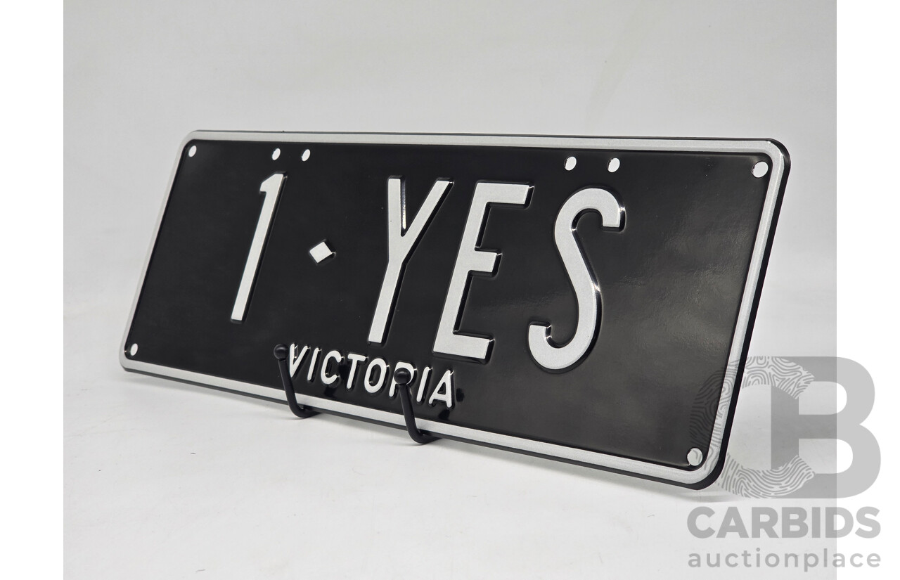 Victorian VIC Custom 4 Character Number Plate - 1.YES