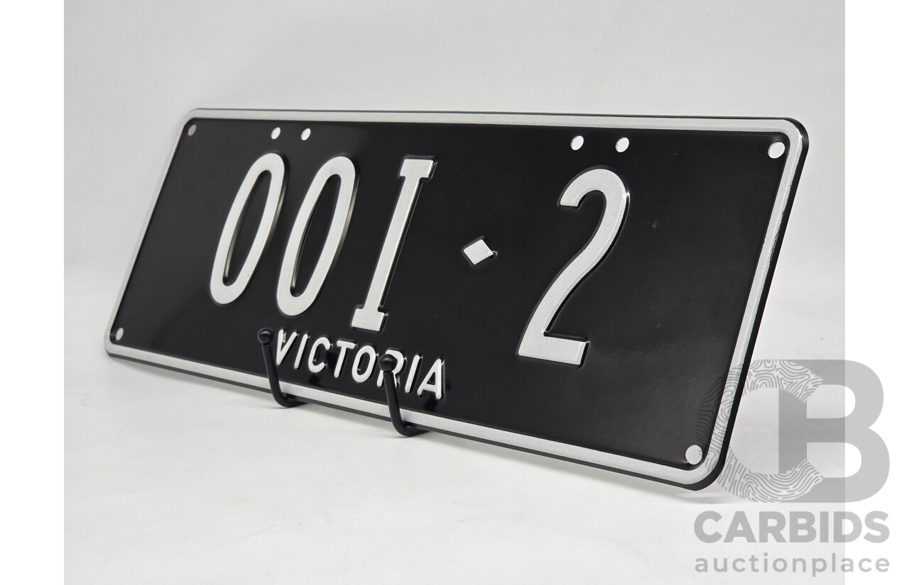 Victorian VIC Custom 4 Character Number Plate - 00I.2