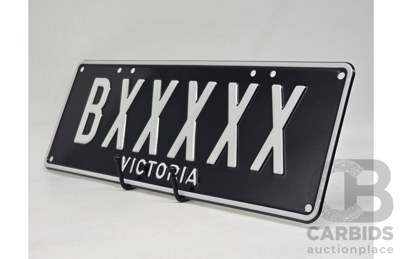 Victorian VIC Custom 6 Character Number Plate - BXXXXX