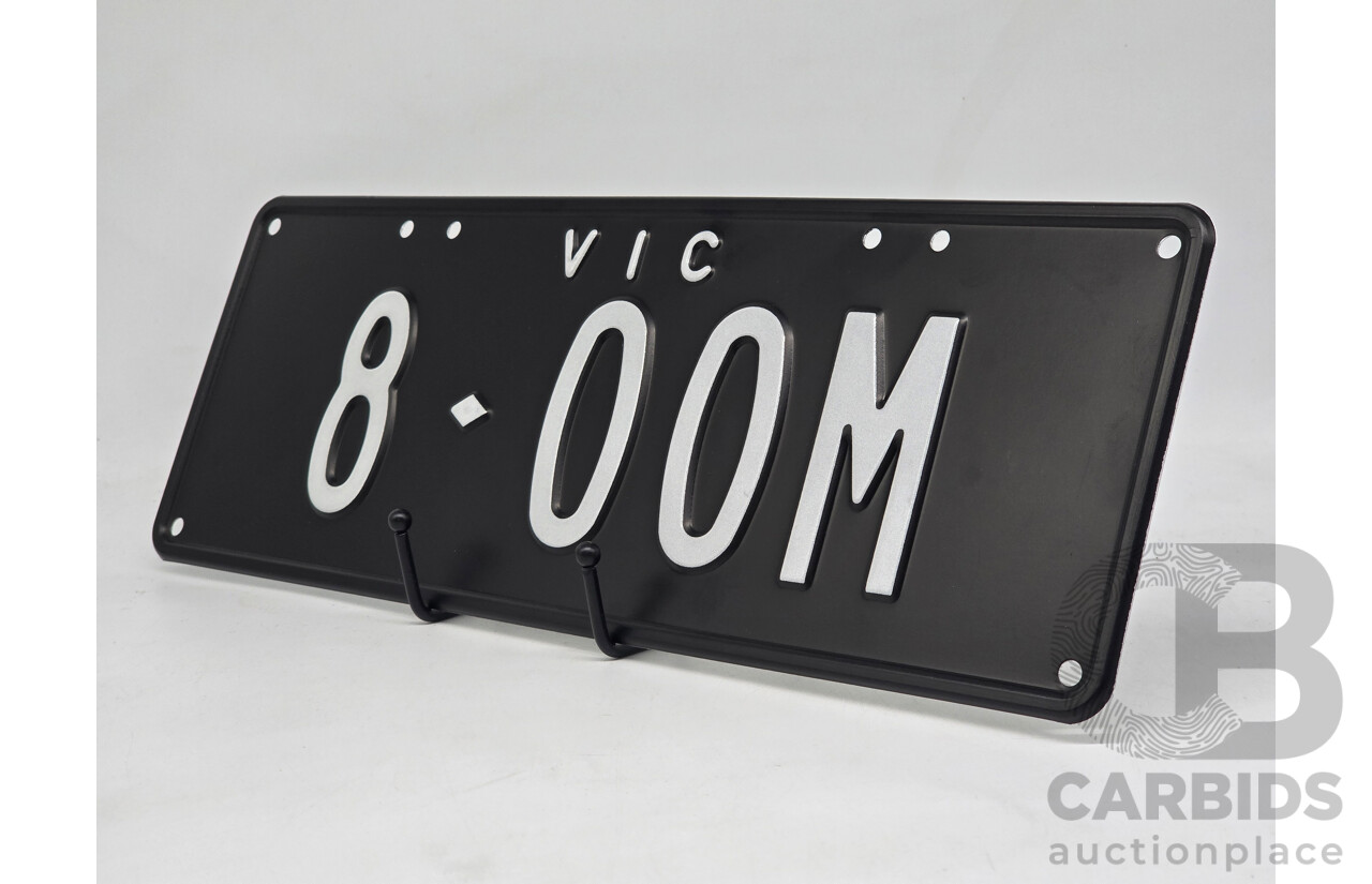 Victorian VIC Custom 4 Character Number Plate - 8.00M