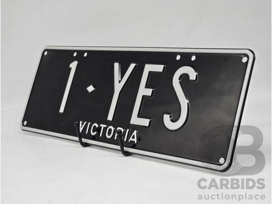 Victorian VIC Custom 4 Character Number Plate - 1.YES