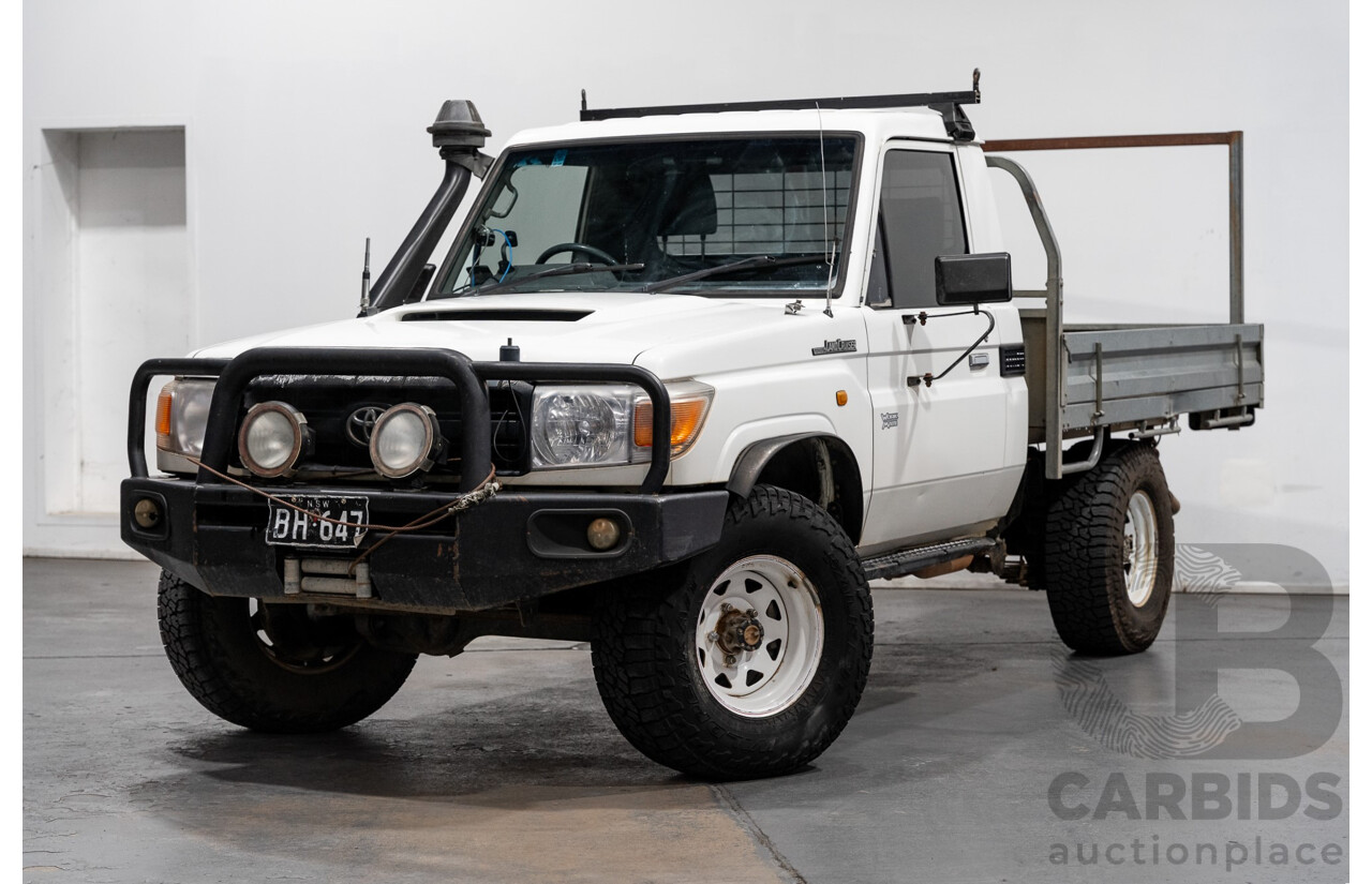 10/2007 Toyota Landcruiser Workmate (4x4) VDJ79R 2d C/Chas White Turbo Diesel V8 4.5L