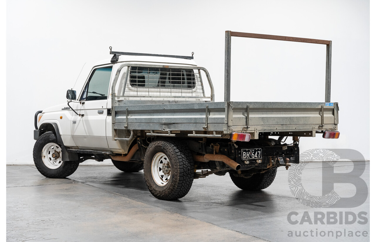 10/2007 Toyota Landcruiser Workmate (4x4) VDJ79R 2d C/Chas White Turbo Diesel V8 4.5L